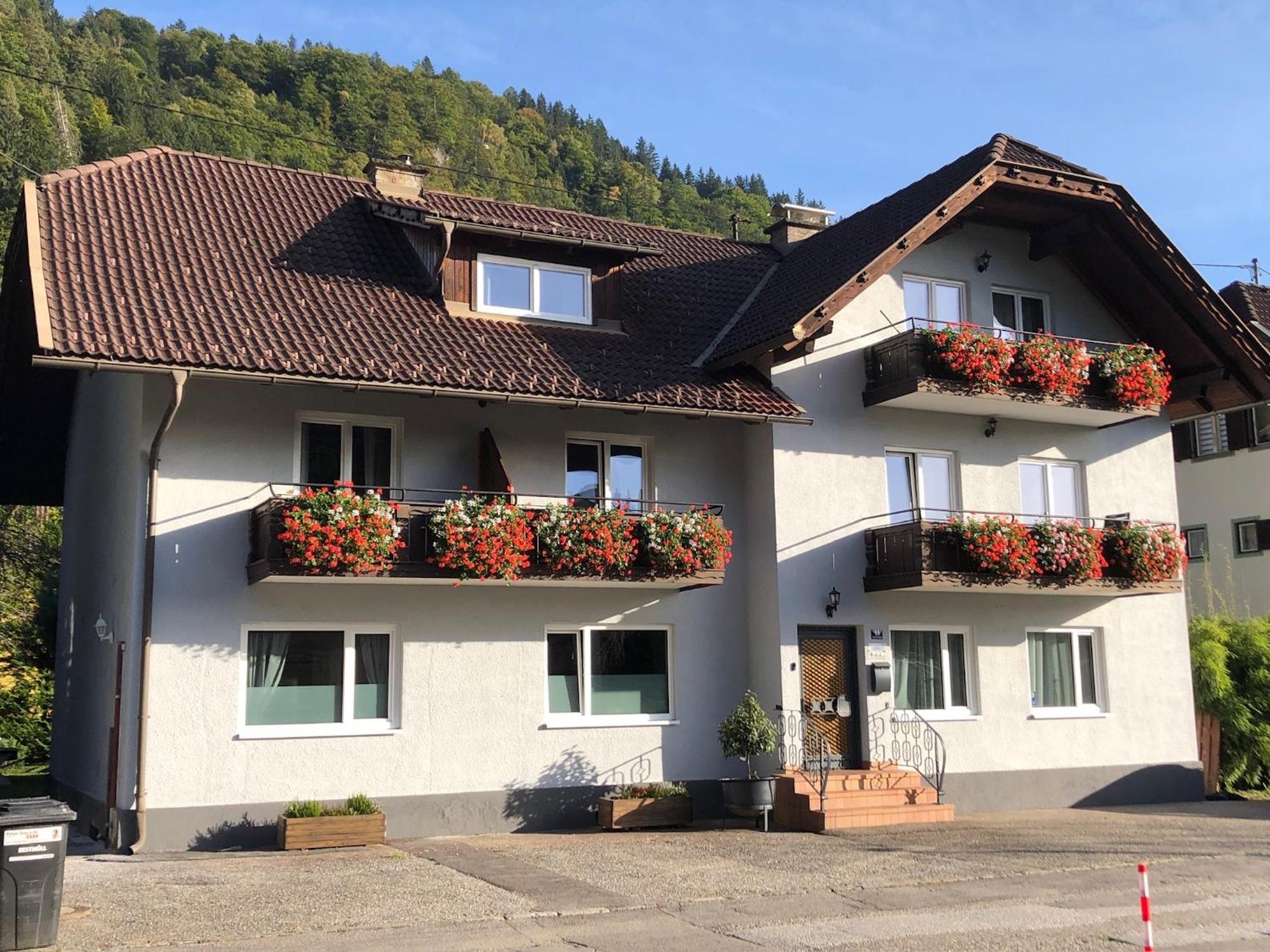 Appartement Felsblick Ferienhaus Fuenf Sinne Dobriach Exterior photo